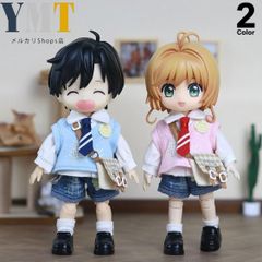 オビツ11 ドール服 サイバーパンク風3点セット パーカー、トップス