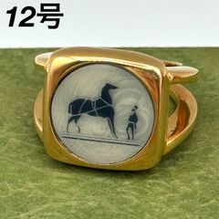 HERMES リング コロゾ シグネット ホース 馬 指輪 - メルカリ