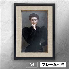 イワン・クラムスコイによる名作『忘れえぬ人 (見知らぬ人) 』の額装