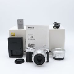 Nikon j5 シルバー セット(追加レンズ)ダブルレンズキット - メルカリ