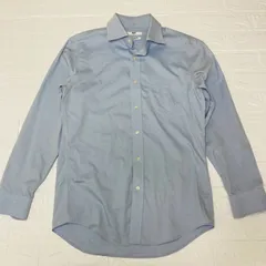 UNIQLO super non-iron shirt M ユニクロ スーパーノンアイロン シャツ M 長袖 ブルー 青 メンズ トップス ワイシャツ ビジネス ドレスシャツ フォーマル オフィスカジュアル