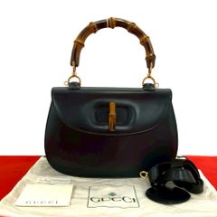 極 美品 GUCCI グッチ シェリーライン GGキャンバス ナイロン レザー