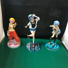 6300　Re：ゼロから始める異世界生活　フィギュア　ラム1体　レム2体計3点セット【中古】