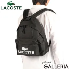 ラコステ リュック メンズ レディース LACOSTE バッグ 軽量 ビジネス カジュアル 通勤 通学 デイパック リュックサック シンプル ブランド ファスナー 軽い 背負い おしゃれ A4 バックパック NU5182ZT ブラックのサムネイル