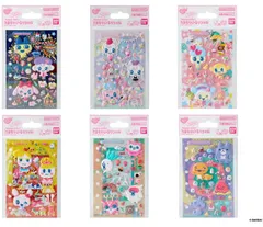 新品 　【6種類セット】　たまもりしーるリフィル第3弾　6枚セット　たまごっちシール　貼ってはがせるぷっくりシール [ネコポス]