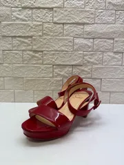 S00090｜ChristianLouboutin｜クリスチャンルブタン｜パンプス｜レッド｜エナメル｜ハイブランド｜ヒールパンプス｜ラグジュアリー｜モード｜Y2K｜90S｜古着｜USA古着｜ヴィンテージ｜アメカジ｜22.0cm｜レディース｜ブランド古着