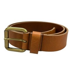 BrooksBrothers(ブルックスブラザーズ) ベルト 32 - ブラウン×ゴールド
