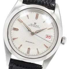ROLEX ロレックスOYSTERDATE 6094 リベットブレス 赤黒日付 - メルカリ