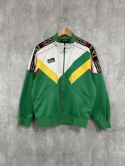 ASICS アシックス 90's 日本製 トラック ジャケット size0/緑 ■■ メンズ