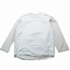 TOMORROWLAND トゥモローランド スイッチング ロングスリーブ シャツ Tシャツ 長袖 クルーネック S アイボリー メンズ 【中古】のサムネイル