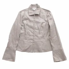 ARMANI COLLEZIONI アルマーニコレツォーニ 8MB62W 8M015 タイト ストレッチ ジップジャケット アウター 42 L レディース 【中古】のサムネイル