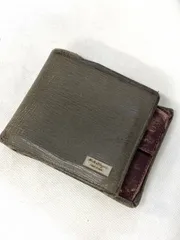 サルヴァトーレ フェラガモ Salvatore Ferragamo メンズ 二つ折り 財布 コンパクト グレー レザー ys042901のサムネイル