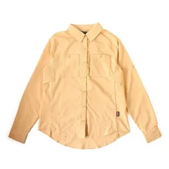 WD26283 Patagonia パタゴニア 長袖シャツ S ブラウス ロングスリーブ・セルフガイデッド・ハイク・シャツ クリームイエローのサムネイル