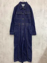 MOUSSY マウジー デニムジャンプスーツ つなぎ size1/ネイビー ■■ レディース □
