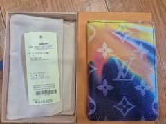 ルイヴィトン モノグラムネオン ポルトフォイユブラザ 付属品完備