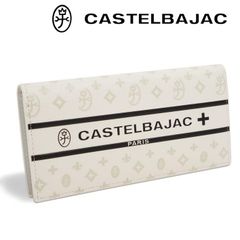 CASTELBAJAC カステルバジャック 牛革 長財布 レオパール ホワイト CASTELBAJAC カステルバジャック 牛革 長財布 レオパール ホワイト