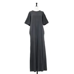 Plage プラージュ ワンピース チャコールグレー サイズ:38(M) / ネップ コットン オールインワン / クルーネック 半袖 ワイド カットソー素材 / 日本製 / トップス ドレス【レディース】【中古】のサムネイル