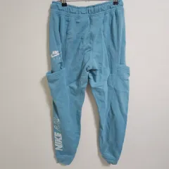 S NIKE エア フリース カーゴ ジョガー パンツ (CZ8627-424) スカイ