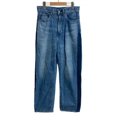 美品 KURO クロ OPTIMA ハイウエスト デニムパンツ ジーンズ ブルー レディース 古着 中古 USEDのサムネイル