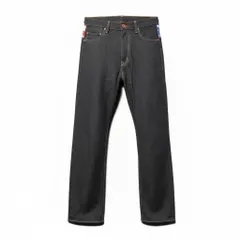83e15《未使用品》 CUNE. キューン US国旗 アイコンうさぎ ブラックデニムパンツ サイズ34 祇園スタイル タグ付 DENIM PANTSt18rのサムネイル