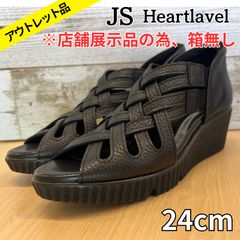 優ママ様☆ 未使用 JS Heartlavel クロスデザイン レザーシューズ