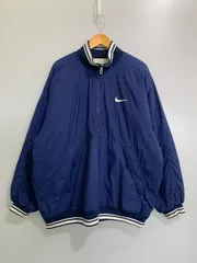 【中古品】 NIKE ナイキ 90-00S HALF ZIP LOGO JACKET 90年代 00年代 ハーフジップ ロゴ ジャケット メンズアウター ヴィンテージ ナイロンジャケット 【146-260515-em-20-min】