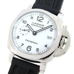 PANERAI パネライ ルミノール マリーナ 1950 3デイズ オートマティック PAM00523 ホワイト文字盤 SS ステンレススチール ラバー 裏スケ 保証書付 約133.3g 腕時計 自動巻 メンズ 送料無料【仕上済】241001032131のサムネイル