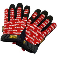 Supreme レッド手袋 約23cm ストライプ付き - メルカリ