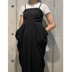 新品未使用】LOHEN ローヘン ブライトダブルクロスバレルスカート黒