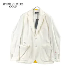1PIU1UGUALE3 GOLF × アレッサンドロデルピエロ ADP PLAYABLE JACKET　コラボプレイヤブルジャケット 3 ホワイト×イエロー  【値下げ交渉歓迎】のサムネイル