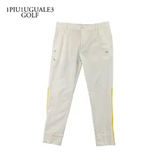 1PIU1UGUALE3 GOLF × アレッサンドロデルピエロ ADP ZIP SLACKS　ジップスラックスパンツ 6 ホワイト  【値下げ交渉歓迎】のサムネイル