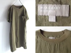 定価57200円 MARGARET HOWELL マーガレットハウエル 2021SS SHIRTHING LINEN 2 リネン プルオーバー ワンピース 1 カーキ 日本製 MHL.のサムネイル