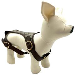 GUCCI グッチ GGスプリーム ペット 小型犬 胴輪 ハーネス ベージュ