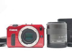 超美品 キヤノン EOS M ミラーレスデジタルカメラボディ レッド Canon