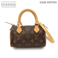 新品同様 ルイ ヴィトン LOUIS VUITTON モノグラム ミニ スピーディ 2way ハンド ショルダー バッグ ブラウン M41534 Mini Speedy 90322230