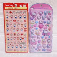 【正規品】 ボンボンドロップシール mini サンリオ キティ コットンパフィ 2枚セット