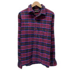 【中古】 MAMMUT ネルシャツ 長袖 シャツ トップス レギュラーカラー 胸ポケット ワンポイント ブランドロゴ 刺しゅう アウトドア 古着 /1152のサムネイル