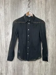 MICHAEL KORS マイケルコース シアー 綿100％ シャツ size4/黒 ■◇ レディースのサムネイル