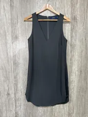 POLO RALPH LAUREN ポロ ラルフローレン ひざ丈 Iライン ワンピース size4/グレー系 ■■ レディースのサムネイル