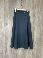 PROPORTION プロポーション ボディドレッシング フレア ロング Aライン 台形 スカート sizeXS/緑系 ■■ レディースのサムネイル
