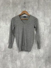SHIPS シップス 薄手 Ｖネック ニット プルオーバー size36/グレー ■◇ レディースのサムネイル