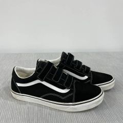 VANS オールドスクール ブラック ホワイト スエード ベルクロ 生産終了 