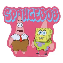 【メール便】スポンジボブ ダイカットシール キャラクターステッカー 洋服交換 SpongeBob SquarePants スモールプラネット デコシール 耐水性 日本製 キャラクター グッズ 
