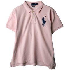 レア美品 ビックポニー ポロ ラルフローレン 半袖 シャツ ピンク