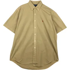 古着 ラルフローレン Ralph Lauren CLASSIC FIT 半袖 ボタンダウンシャツ メンズL相当/eaa641068