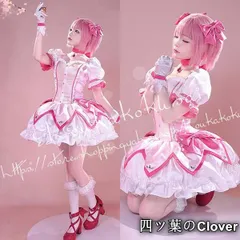 人気商品魔法少女まどか☆マギカ 風 鹿目まどか コスプレ衣装 ウィッグ cos靴 cosplay コスチューム 変装 仮装 ハロウィン イベント 撮影 祭りB260515