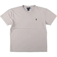 古着 ラルフローレン Ralph Lauren POLO by Ralph Lauren 半袖VネックTシャツ メンズS相当/eaa644078
