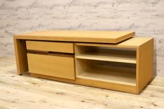 無印良品 スタッキングキャビネット オーク材 テレビ台 ローボード
