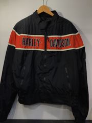 Harley-Davidson ナイロンジャケット 黒 - メルカリ