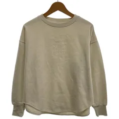 【中古】　AZUL BY MOUSSY　スウェット　長袖　トレーナー　トップス　クルーネック　裏起毛　エンボス　古着　/2402のサムネイル
